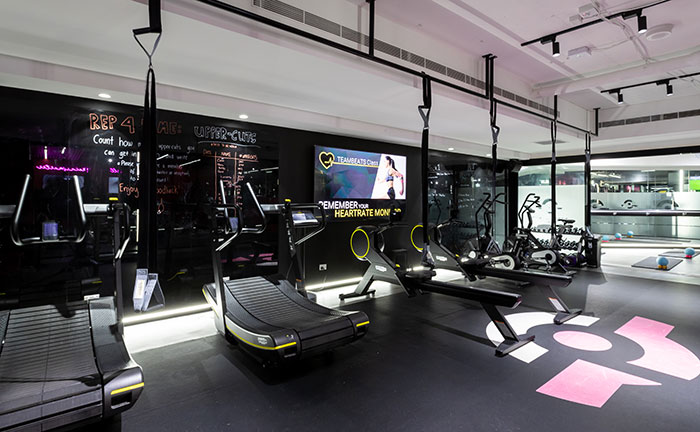 State-of-the-art Technogym equipment on the Platform Fitness floor